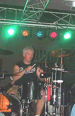 Karl Woodward at his first show with 4th Division