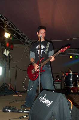 Josh on guitar at Lake City